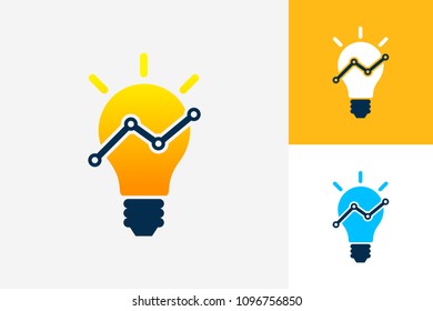 Marketing Idea Logo Template Design Vector, Emblem, Design Concept, Creative Symbol, Icon