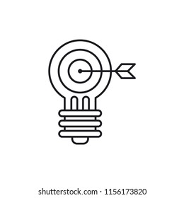 Marketing Idea Modern Simple Vector Icon