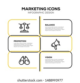 MARKETING AND ILLUSTRATION ICON CONCEPT