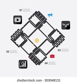 Marketing infographic