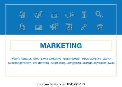 Marketing Infographic Icon Set