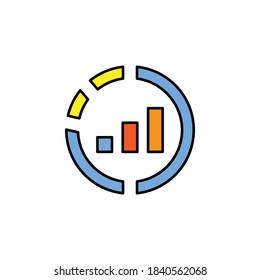 marketing line colored icon. Teamwork at the idea. Signs and symbols can be used for web, logo, mobile app, UI, UX