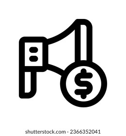 marketing line icon. vector icon for your website, mobile, presentation, and logo design.