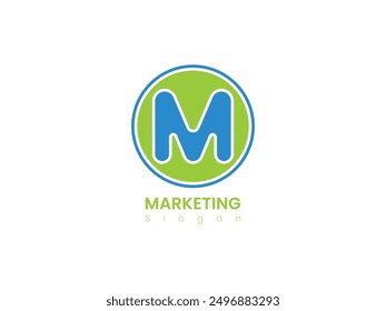 Ilustración vectorial de diseño de logotipo de marketing