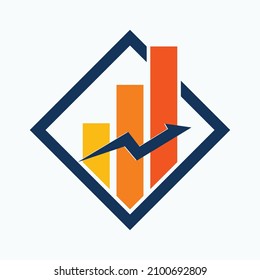 plantilla vectorial de diseño de logotipo de marketing