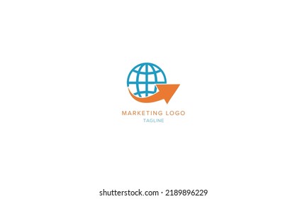 Plantilla vectorial de diseño de logotipo de marketing