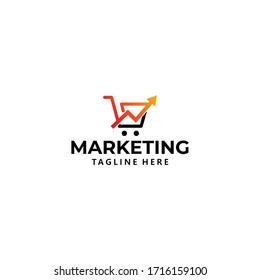 marketing logo icon vector isolated