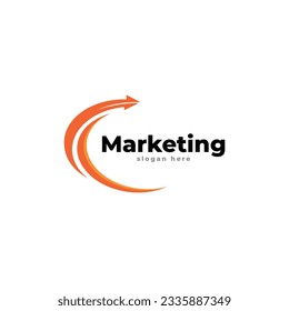marketing logo icon vector template.