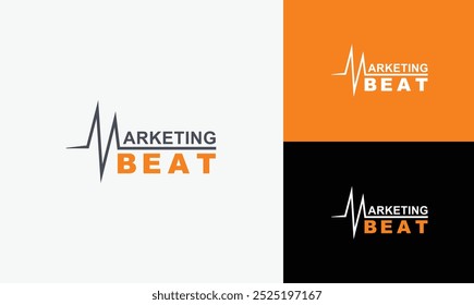 Marketing Logo, investment, market, business, growth, fund, chart, progress, savings logo fully editable vector template