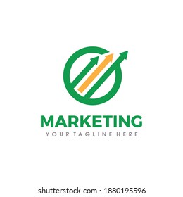 Marketing Logo. SEO Marketing Logo Vector