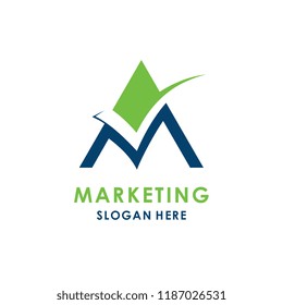 Marketing logo template