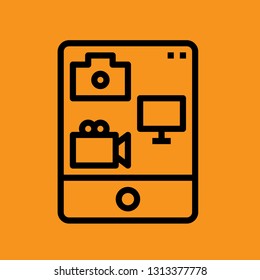Marketing Management Sign Premium Icon Vector Download Template