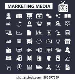 marketing media icons
