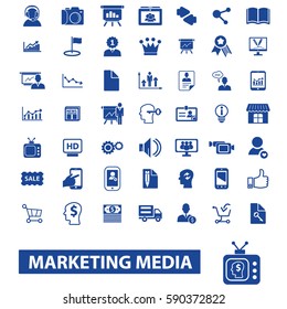 marketing media icons