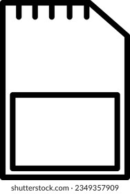 Marketing Media Memory Outline Icon