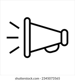 Marketing megaphone ads vector icon