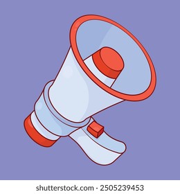 Marketing Megaphone vector icon. megaphone speaker vector illustration. Megaphone marketing alert