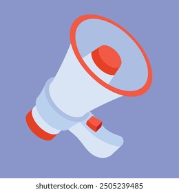 Marketing Megaphone vector icon. megaphone speaker vector illustration. Megaphone marketing alert