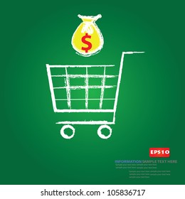 Marketing and money sign,Vector