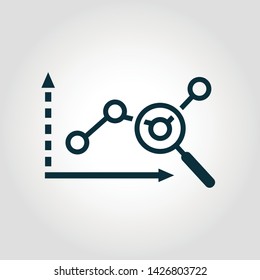 Marketing Monitoring vector icon illustration. Creative sign from advertising icons collection. Filled flat Marketing Monitoring icon for computer and mobile. Symbol, logo vector graphics.