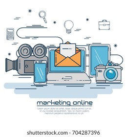 Marketing online design