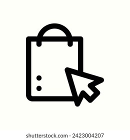 marketing, online store icon, isolated icon in light background, perfect for website, blog, logo, graphic design, social media, UI, mobile app