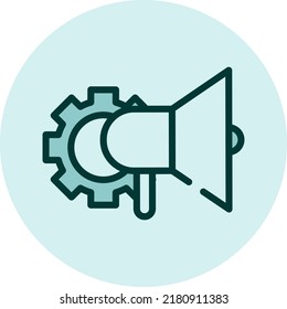 Optimización de marketing, ilustración, vector sobre fondo blanco.