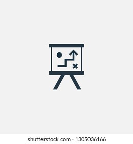 marketing plan base icon. Simple sign illustration. marketing plan symbol design. Can be used for web, print and mobile