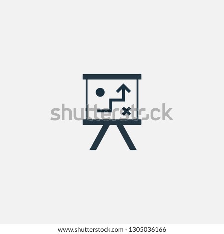 marketing plan base icon. Simple sign illustration. marketing plan symbol design. Can be used for web, print and mobile