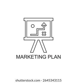 marketing plan icon , advertising icon