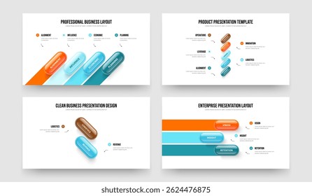 Marketing Planning Four Five Two Three Element Infographic Frame Layout Vector Illustration Bundle. Sales Showcase 4 5 2 3 Step Diagram Presentation Template Collection.