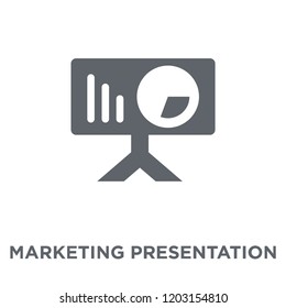 marketing Presentation icon. marketing Presentation design concept from Marketing collection. Simple element vector illustration on white background.