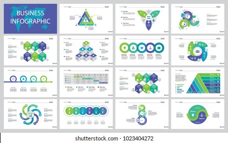 Marketing Project Slide Templates Set