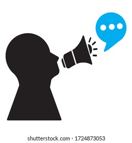 Marketing Promoting icon. vector graphics