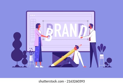 Marketing and promotional campaign. Brand awareness building. Branded workshop. workshop organized by brand, useful marketing event concept, businessman build their brand