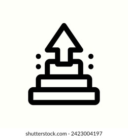 marketing, pyramid icon, isolated icon in light background, perfect for website, blog, logo, graphic design, social media, UI, mobile app