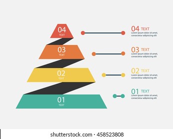 Marketing Pyramid - Vector Infographic