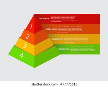 Marketing Pyramid - Vector Infographic