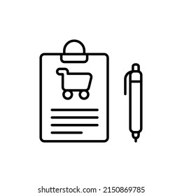Marketing Report Symbol in Vektorgrafik. Logotyp
