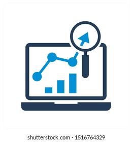 marketing research and analysis icon 