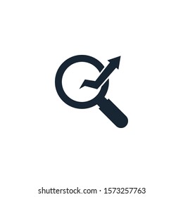 Marketing research creative icon. filled simple illustration. From digital marketing icons collection. Isolated Marketing research sign on white background