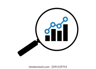 Marketing Research Icon for Data Analysis, marketing research icon, data analysis icon, pie chart sign, research analytics icon