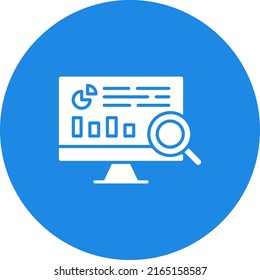 Marketing Research icon vector image. Can also be used for Digital Marketing. Suitable for mobile apps, web apps and print media.
