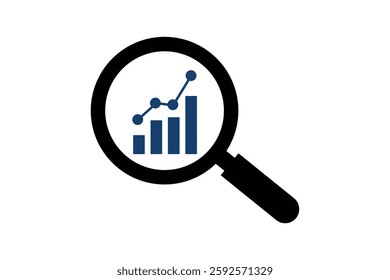 Marketing Research Icon for Website, marketing research icon, data analysis icon, pie chart sign, research analytics icon