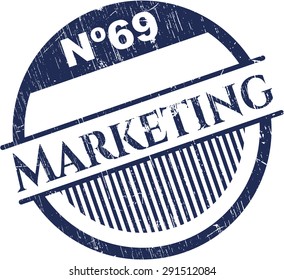 Marketing rubber stamp