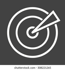 Marketing, segmentation, targeting icon vector image. Can also be used for business, finance, technology, economics and accounting. Suitable for web apps, mobile apps and print media.