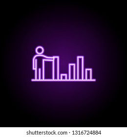 marketing, seo icon. Elements of Professional SEO in neon style icons. Simple icon for websites, web design, mobile app, info graphics