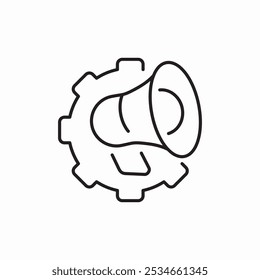 marketing settings icon sign vector