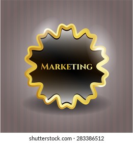 Emblema brillante de marketing