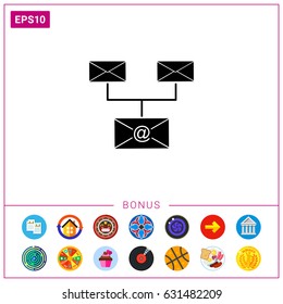 Marketing simple icon